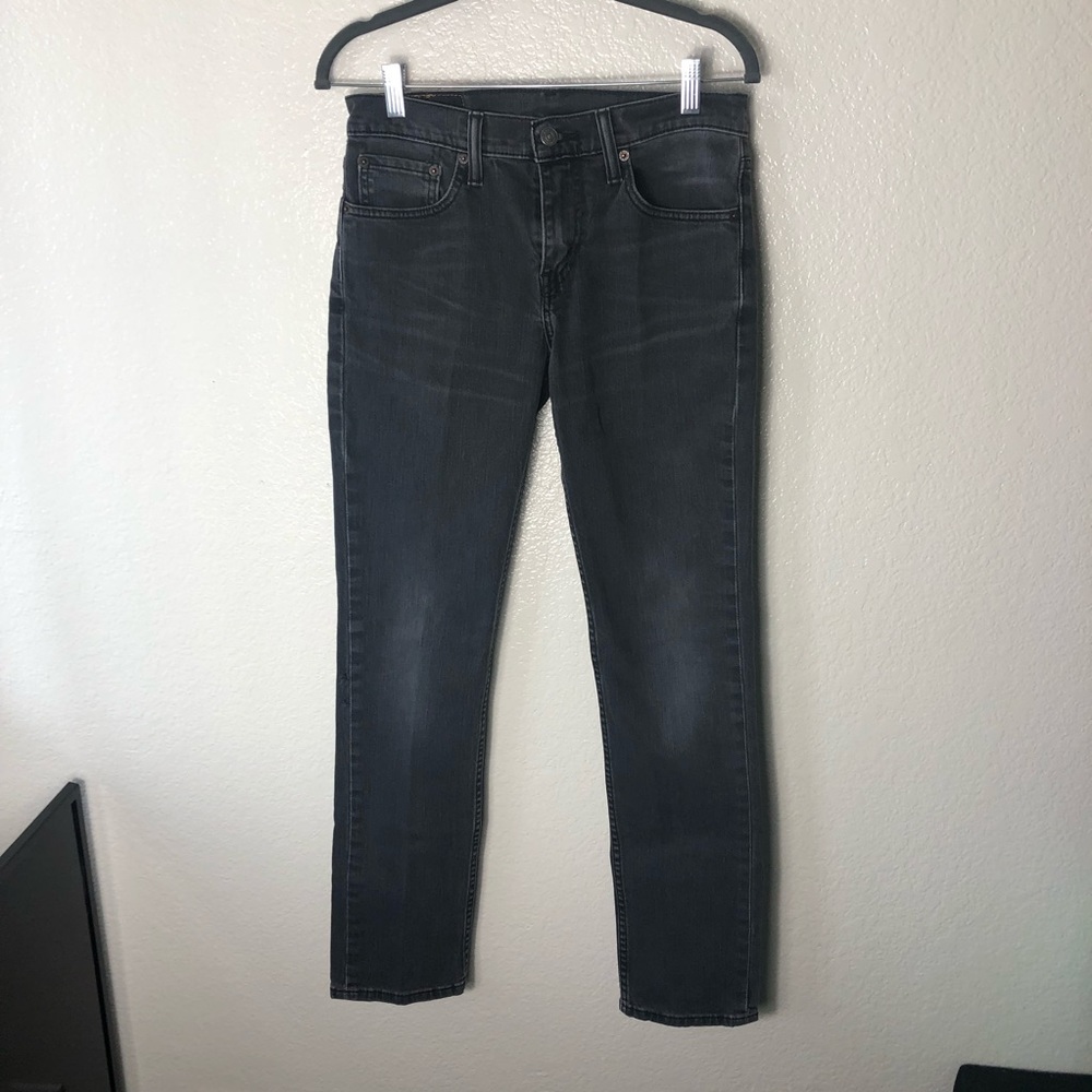 Levi Strauss 511 Faded Black Jeans